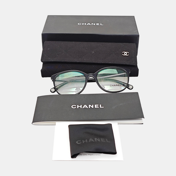 Synthetic Eyeglasses Black