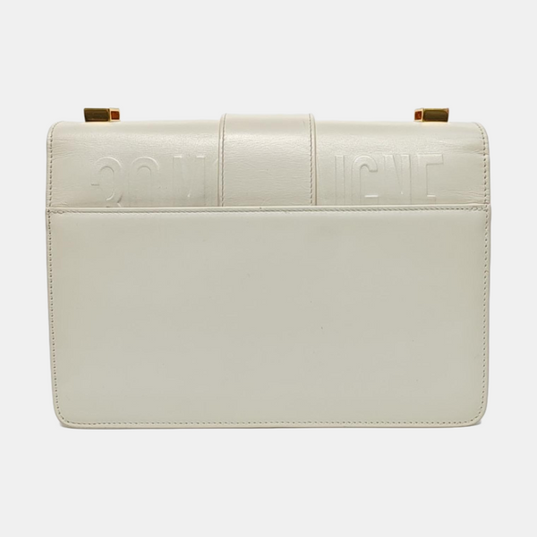 30 Montaigne Calfskin White
