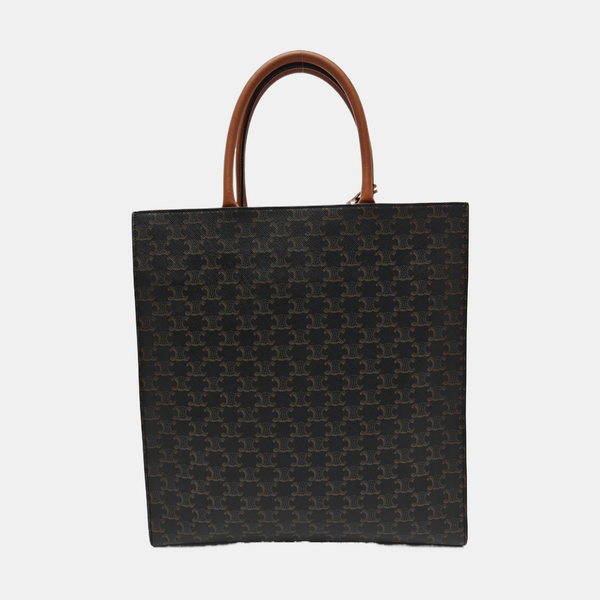 CABAS CELINE Medium Coated Canvas Brown