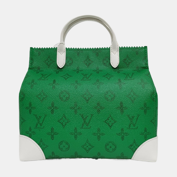 LITTER Monogram Coated Canvas Green