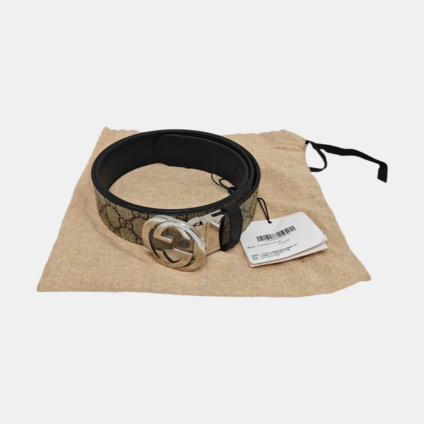 Leather Belt Beige