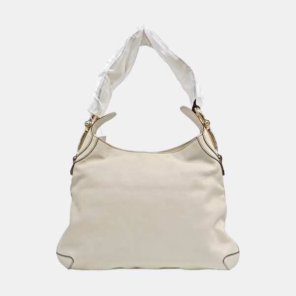 Calfskin Shoulder Bag White