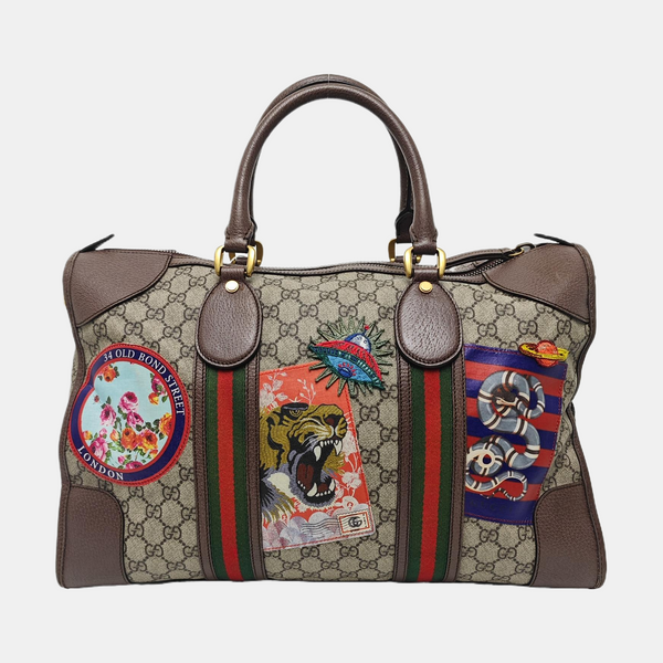 Courrier Monogram Coated Canvas Beige