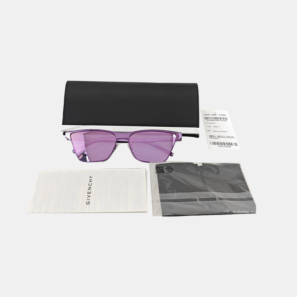 Metal Sunglasses Blue