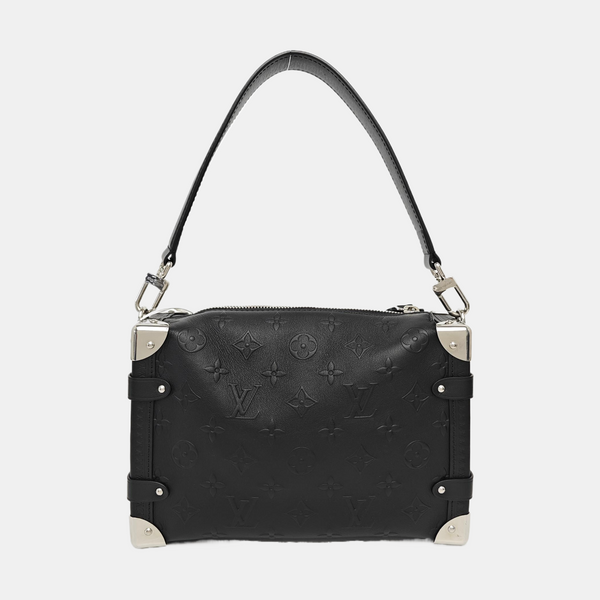SIDE TRUNK MM Monogram Calfskin Black