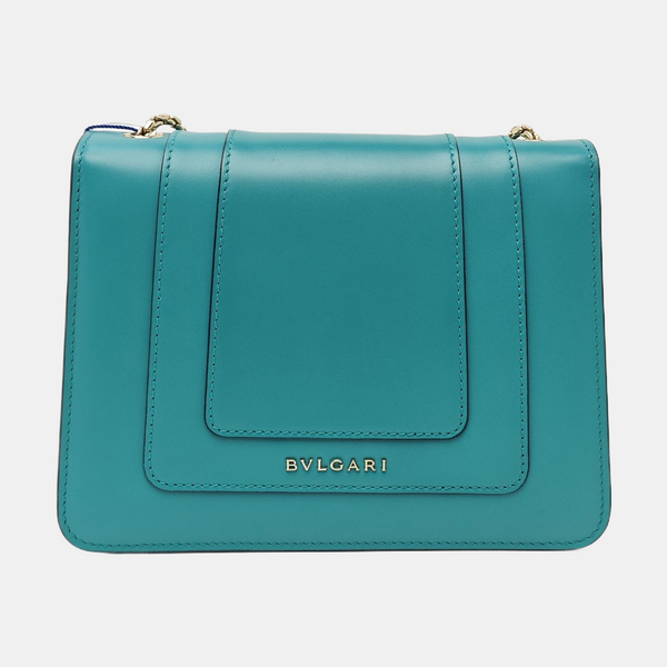 SERPENTI FOREVER Small Calfskin Blue