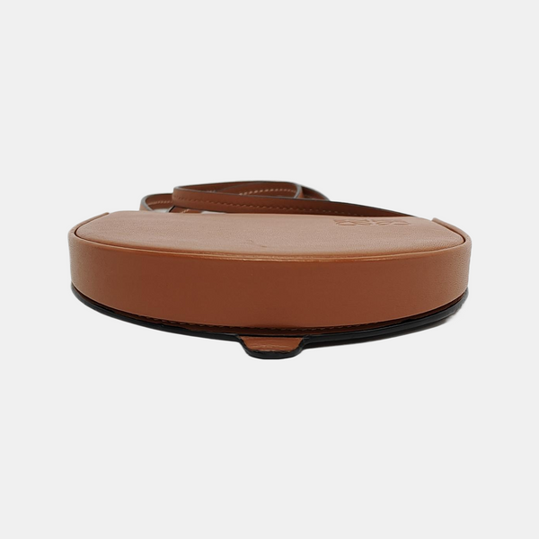 Authenticated pre-owned Heel Small Calfskin Brown - Crossbody Bag at Looply