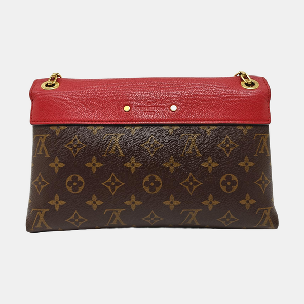PALLAS BB Monogram Coated Canvas Brown