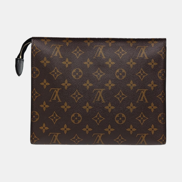 TOILET POCKET 26 Monogram Coated Canvas Brown