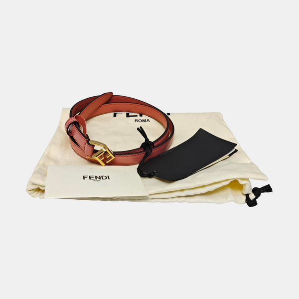 Leather Belt Red