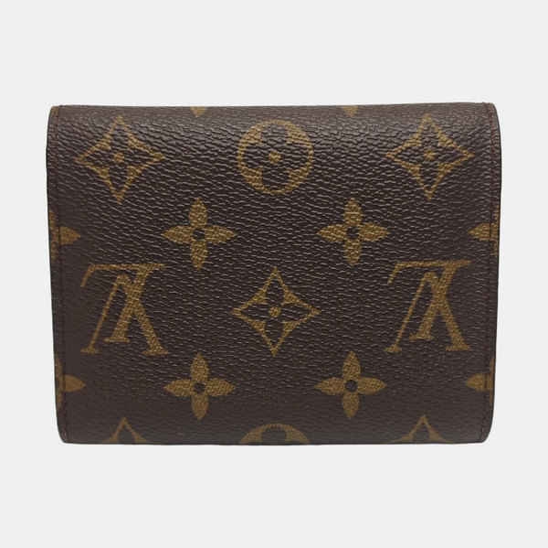 VICTORINE Monogram Coated Canvas Brown Card Holder
