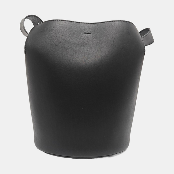 The Bucket Calfskin Black