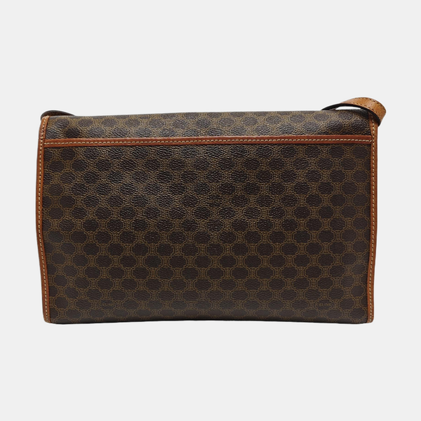 TRIOMPHE ROUND Coated Canvas Brown