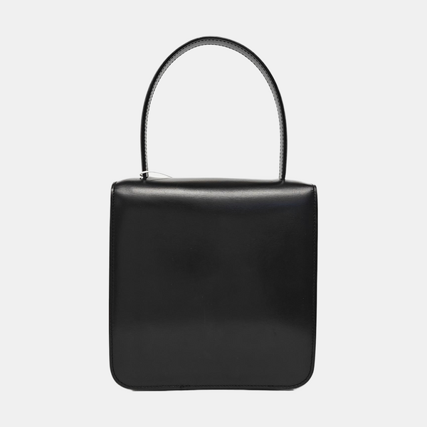 Leather Shoulder Bag Black