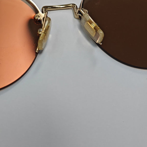 Metal Sunglasses Brown