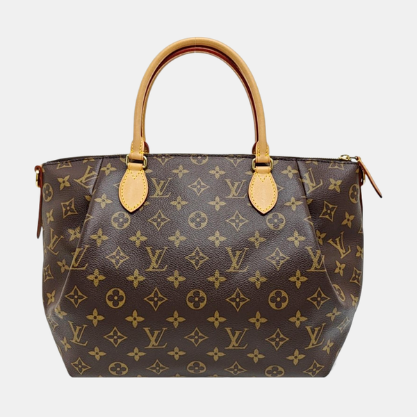 TURENNE MM Monogram Coated Canvas Brown