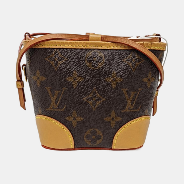 NOÉ Mini Monogram Coated Canvas Brown