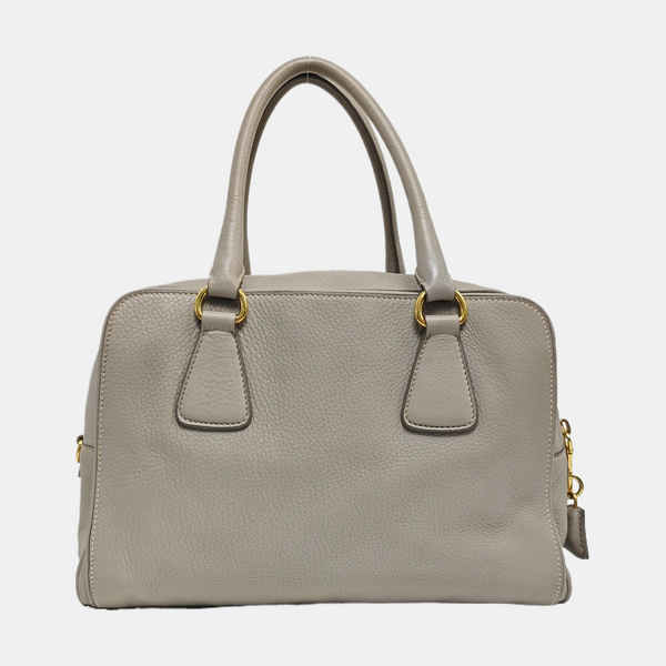 Calfskin Tote Bag Gray