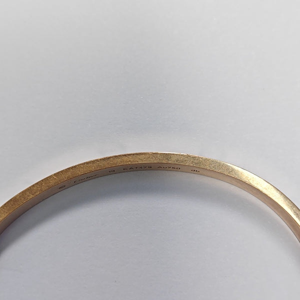 LOVE 18k Rose Gold Bangle