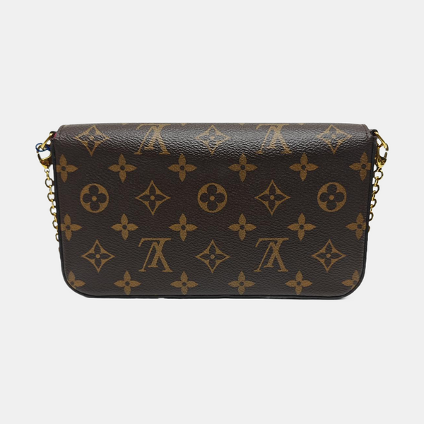 FÉLICIE Monogram Coated Canvas Brown