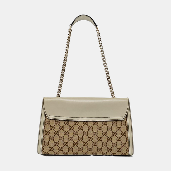 Emily Chain Monogram Canvas Beige