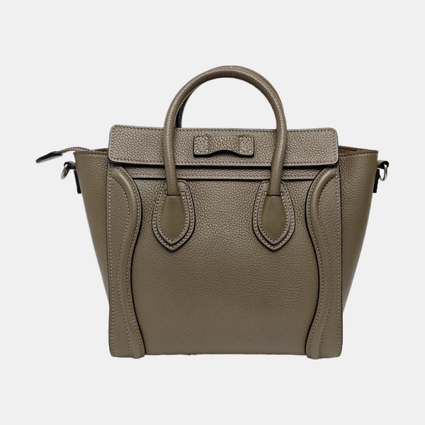 LUGGAGE Nano Calfskin Gray