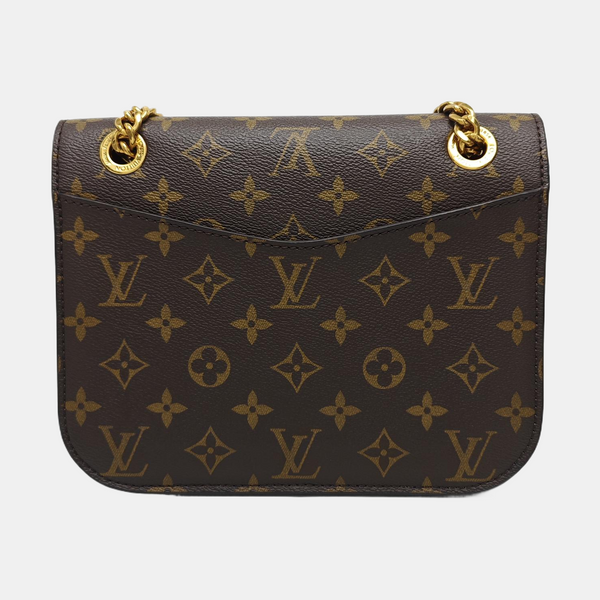 PASSY Monogram Coated Canvas Brown