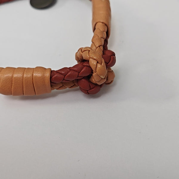 Leather Pink Bangle
