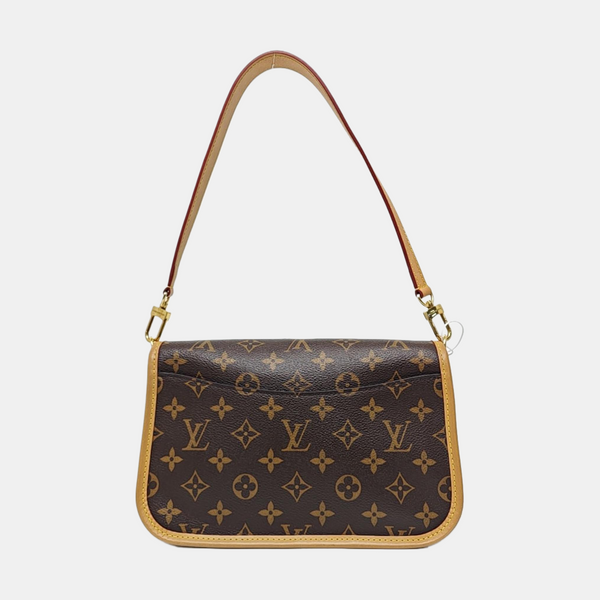 DIANE Monogram Coated Canvas Brown