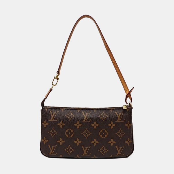 ACCESSOIRES Monogram Coated Canvas Brown
