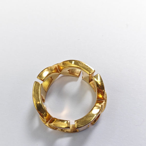 Metal Gold Ring EU 50