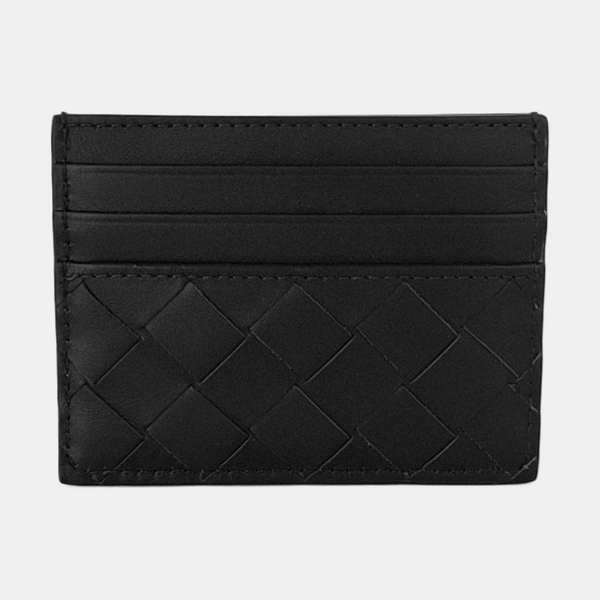 Calfskin Card Holder Black