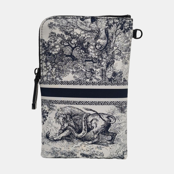 Diortravel Large Fabric Blue