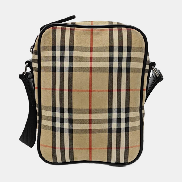 Fabric Shoulder Bag Brown