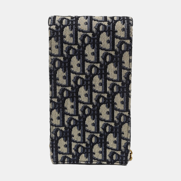 Saddle Mini Oblique Canvas Blue