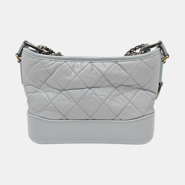 Authenticated pre-owned GABRIELLE Quilted Calfskin Blue - Shoulder Bag at Looply