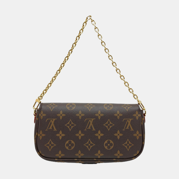 IVY Monogram Coated Canvas Brown
