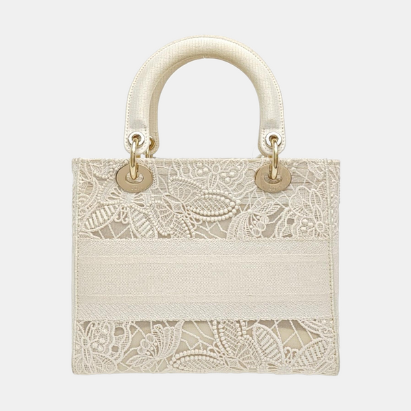 Lady D-Lite Medium Canvas White