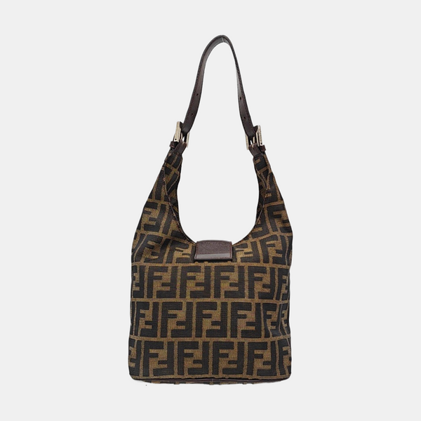 Canvas Top Handle Bag Brown