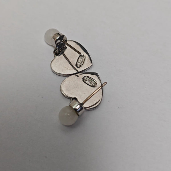 Metal Silver Stud Earrings