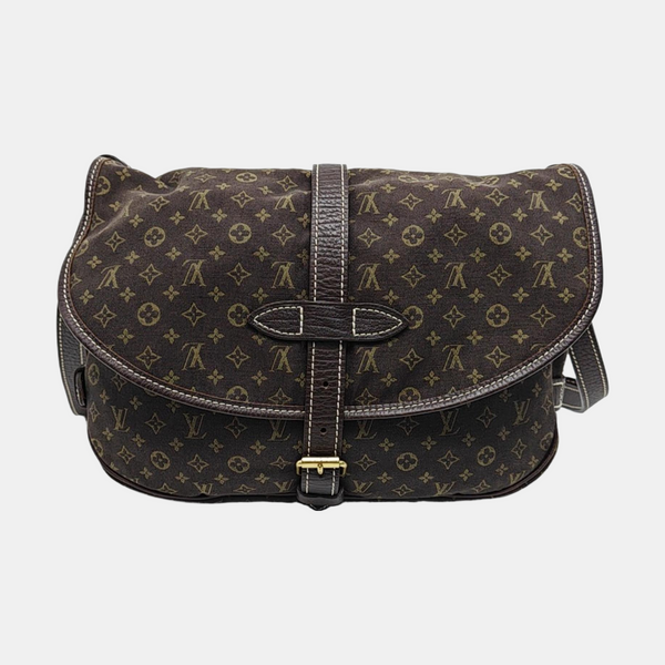 SAUMUR 28 Monogram Canvas Brown