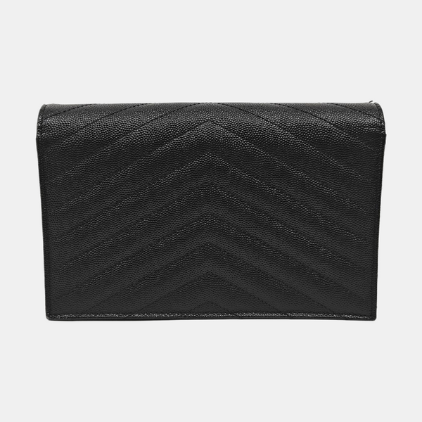 MONOGRAM WOC Chevron Calfskin Black
