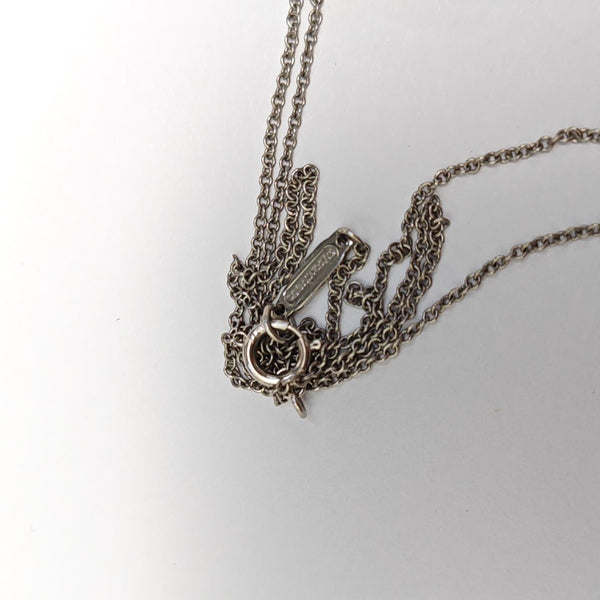 Tiffany Hearts Platinum 950 Silver Necklace