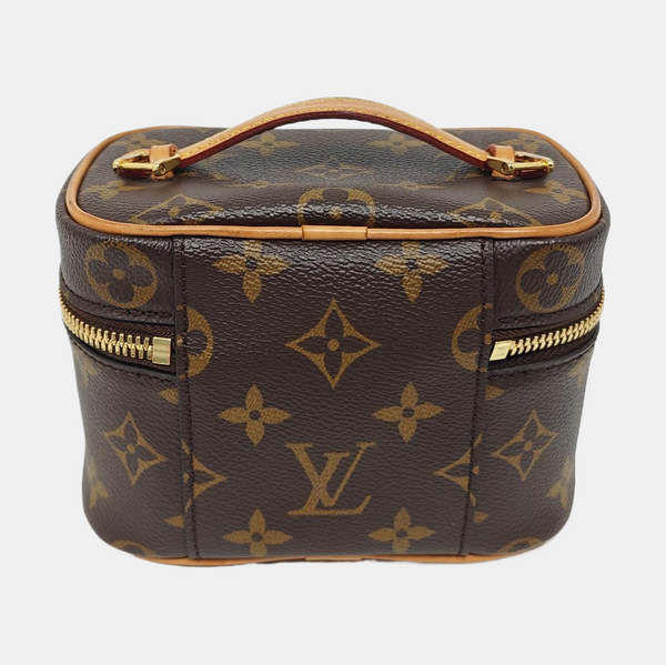 NICE Super Mini Monogram Coated Canvas Brown