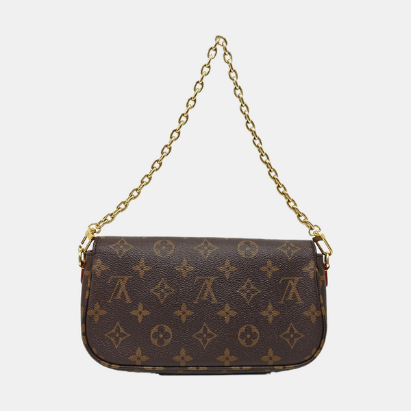 IVY Monogram Coated Canvas Brown