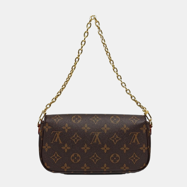 IVY Monogram Coated Canvas Brown