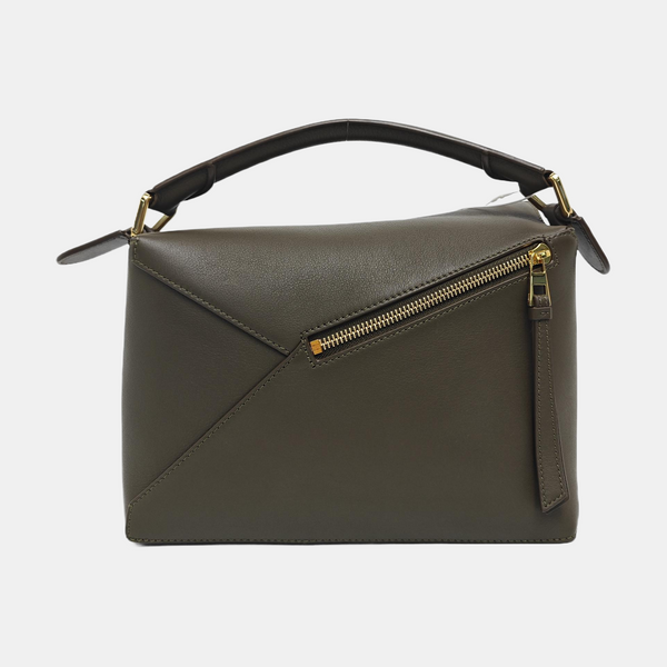 Puzzle Small Calfskin Green