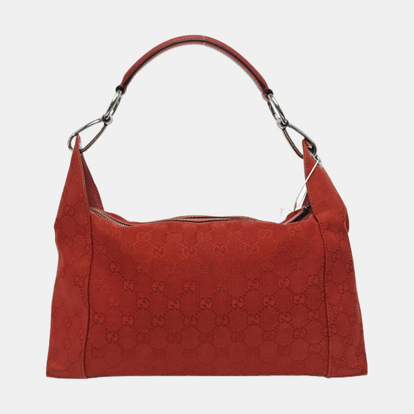 Monogram Canvas Top Handle Bag Red