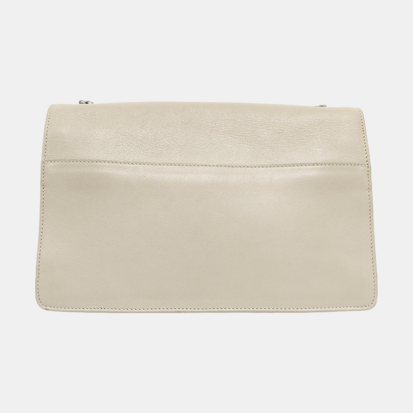 Calfskin Shoulder Bag White