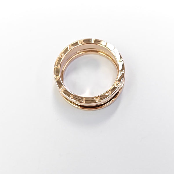 B.ZERO1 18k Rose Gold Ring EU 63